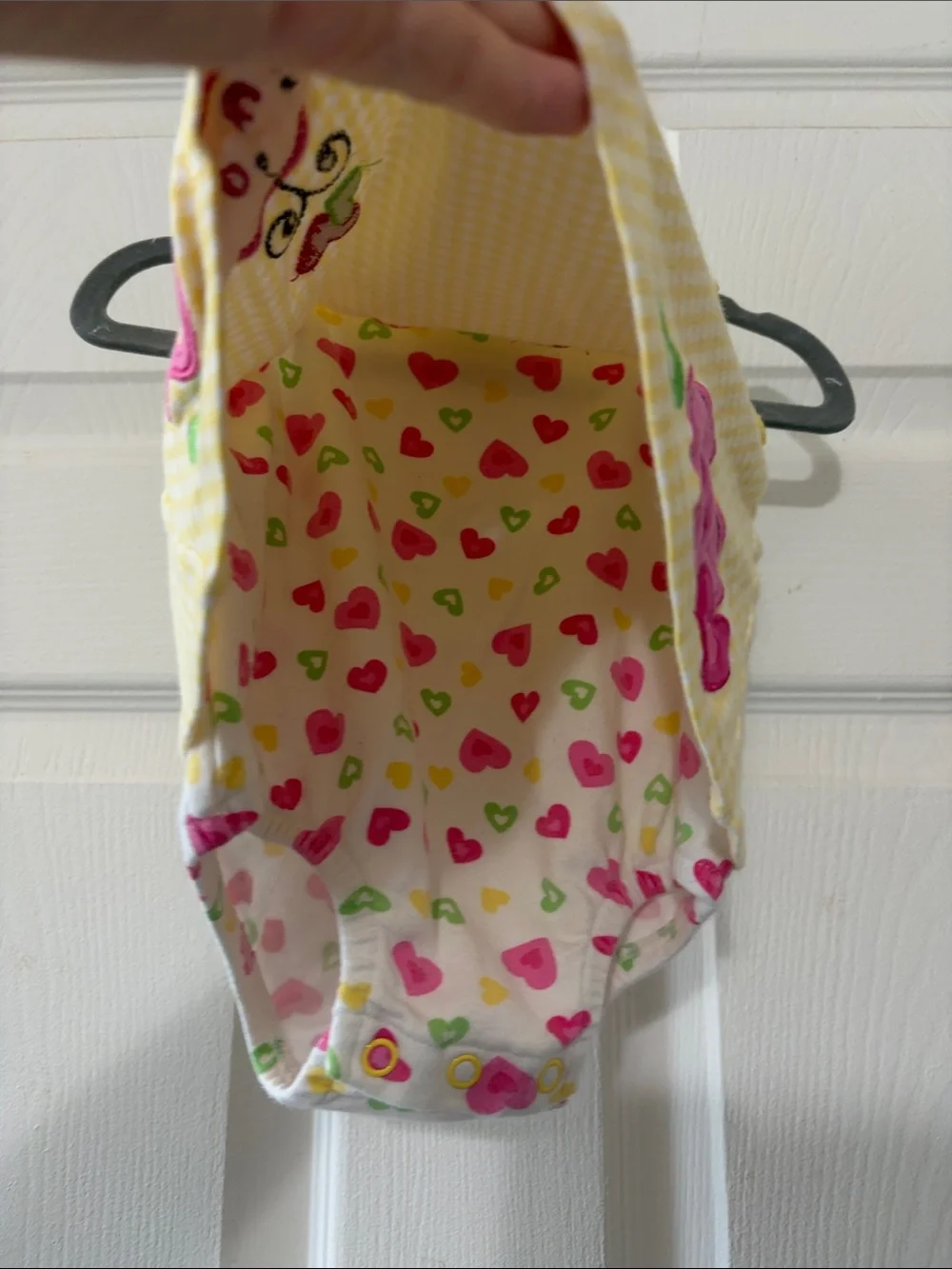 Y2K Yellow Gingham